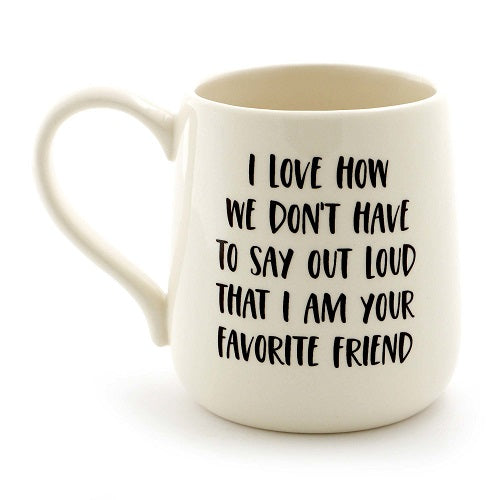 Our Name Is Mud "BFF Etched Mug" Mug