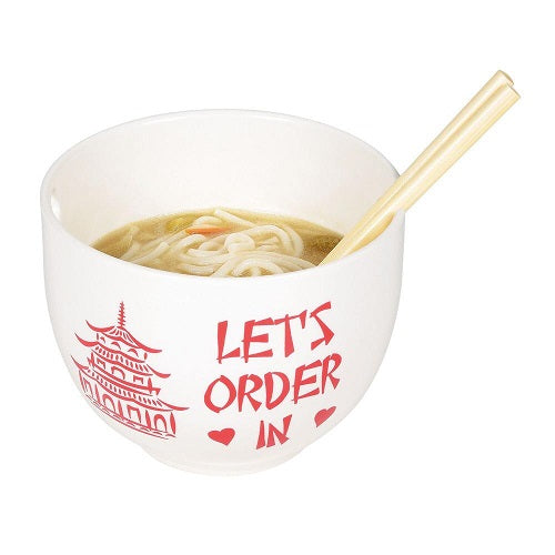 Let's Order In Ramen Bowl Set Our Name Is Mud