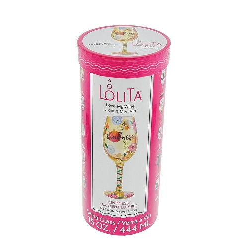 Lolita "Kindness" Wine Glass