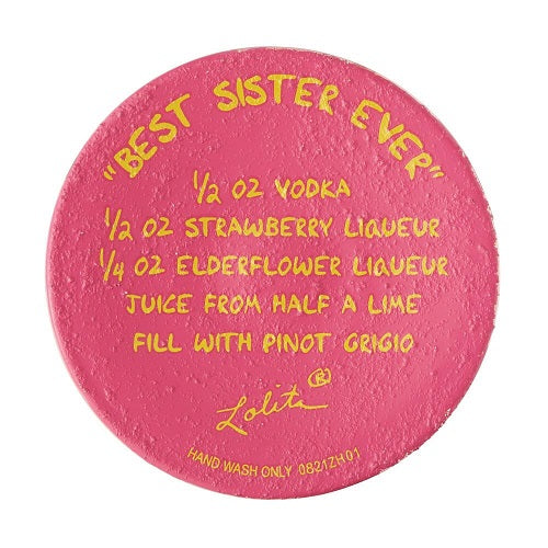 Lolita Wine "Best Sister Ever" Glass