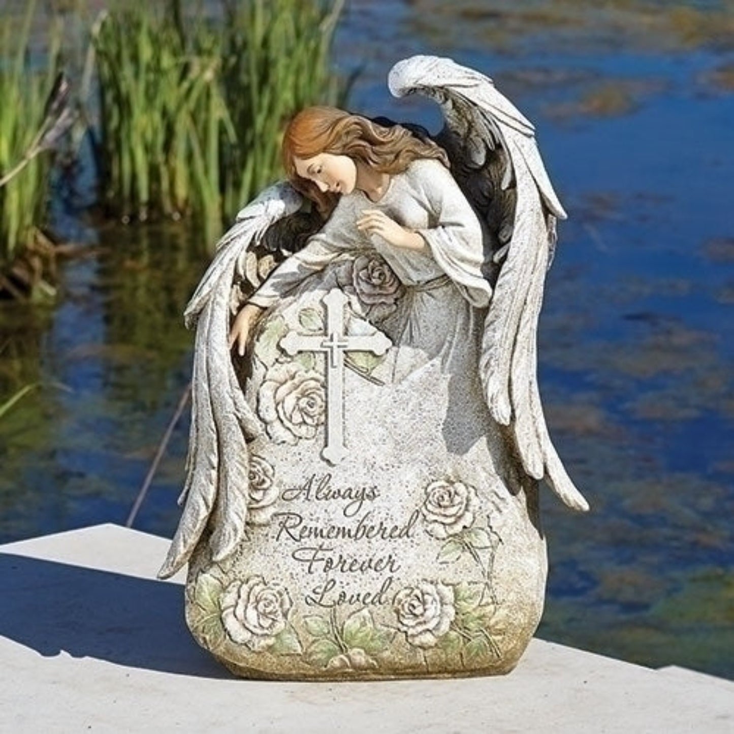 Memorial Angel Garden Stone Joseph's Studio