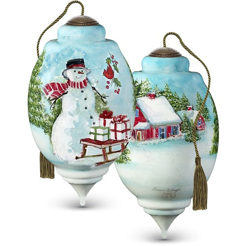 NeQwa Art House In Winter Woods Limited Edition Ornament