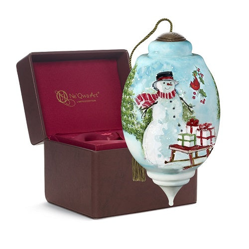 NeQwa Art House In Winter Woods Limited Edition Ornament