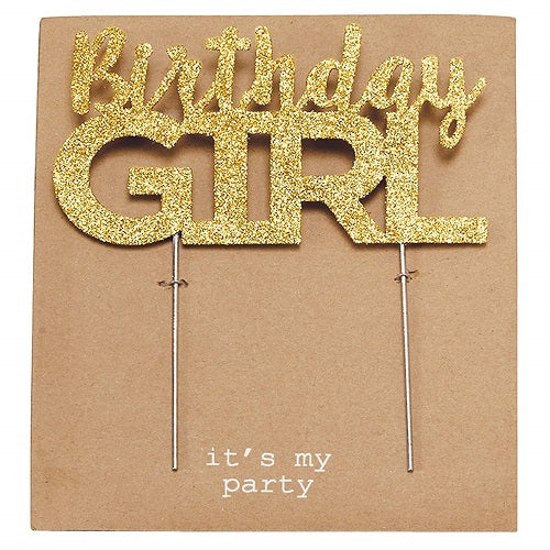 Birthday Girl Candle Holder Cake Topper