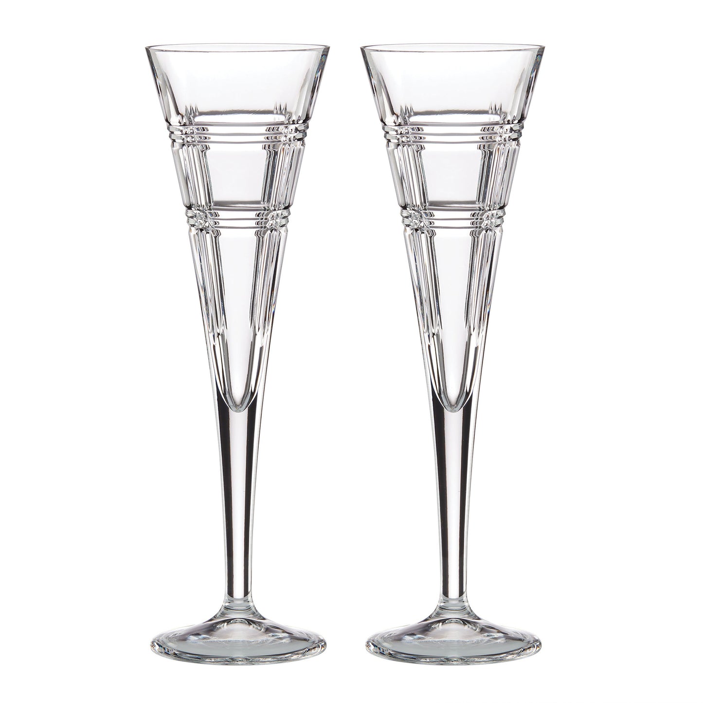 Reed & Barton Hudson Toasting Flutes Set of 2