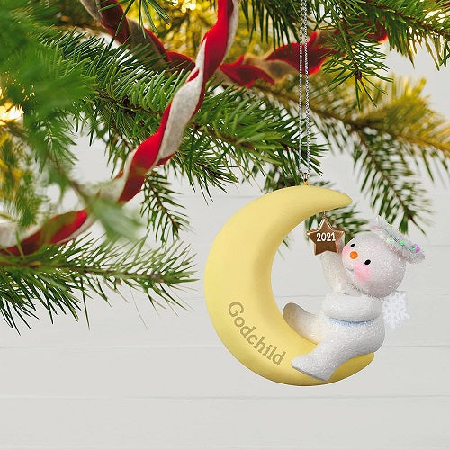 Ornament 2021 Godchild Snow Angel