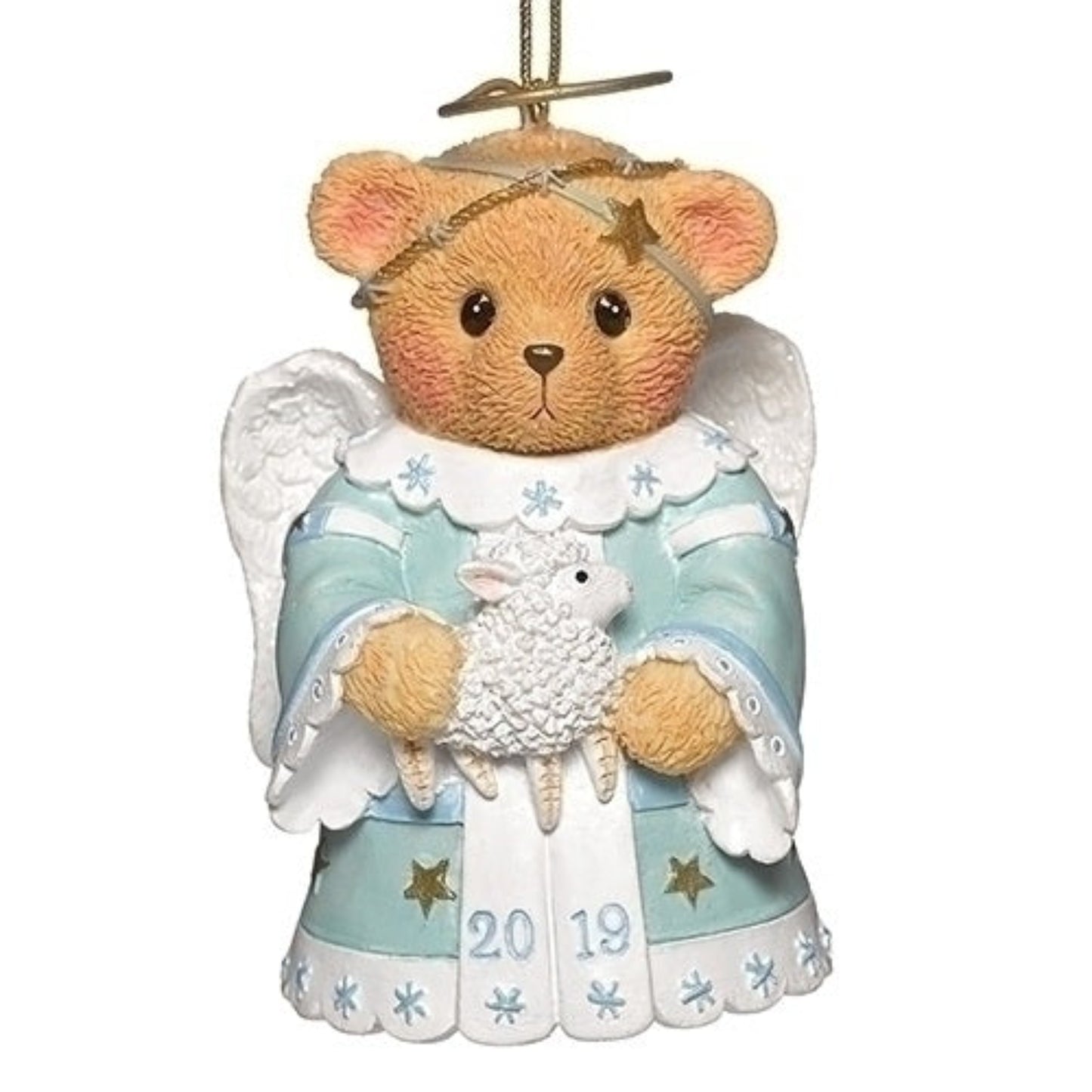 Cherished Teddies Angel Teddy 2019 Annual Bell Ornament Glen Hillman