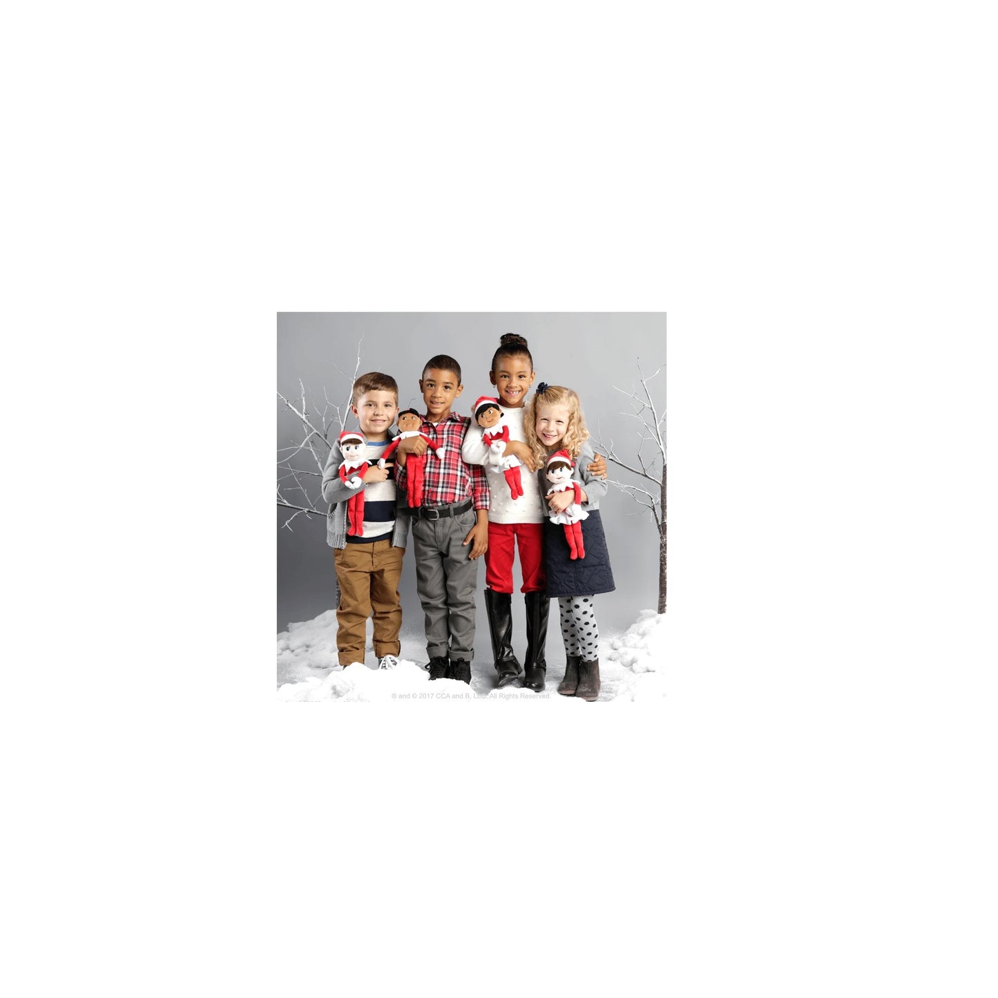 Elf on the Shelf Plushee Pals Boy Dark Tone Elf