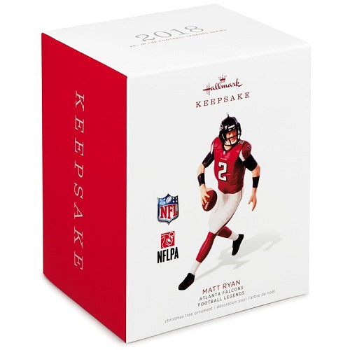 Football Legends Atlanta Falcons Matt Ryan 2018 Ornament