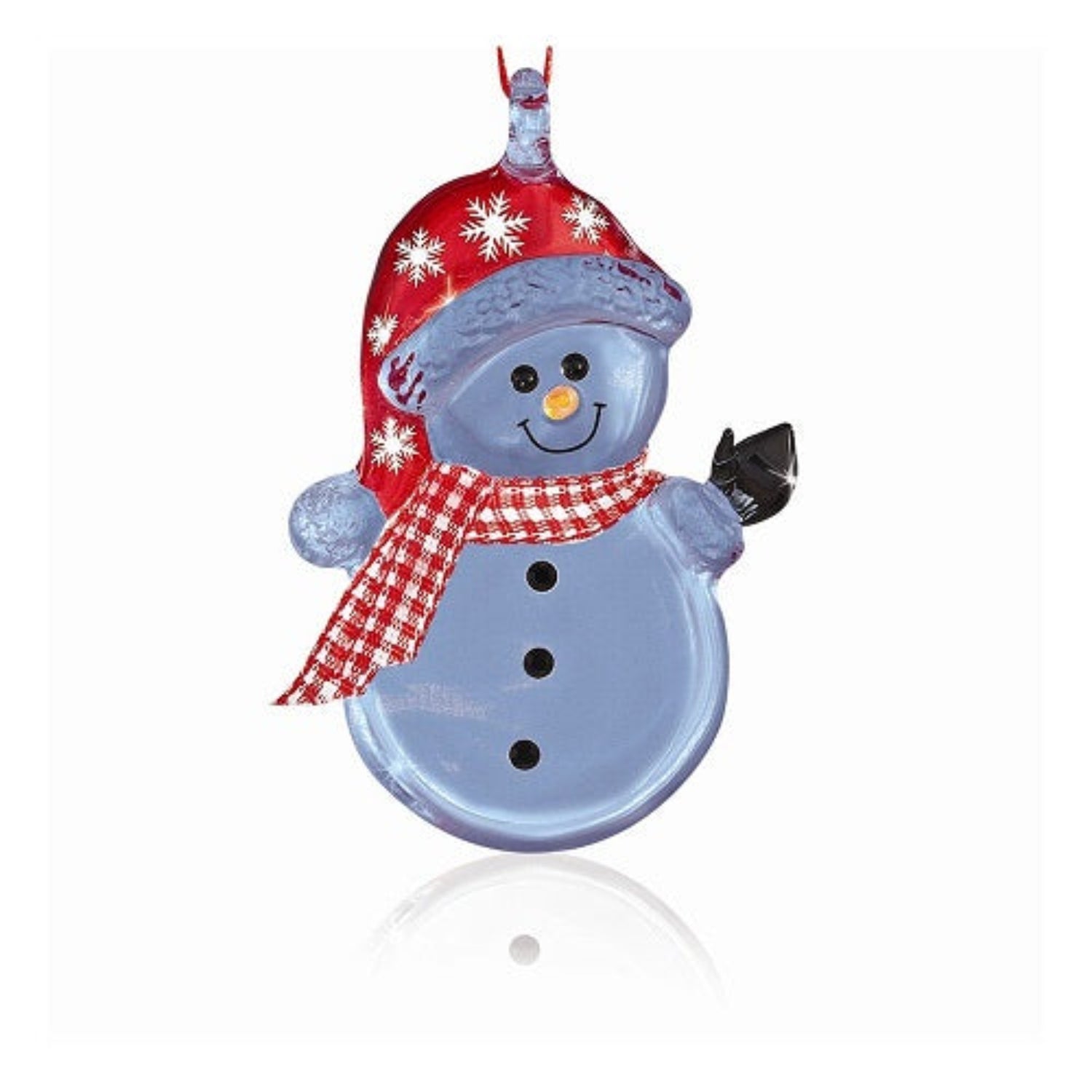 Glass Baron Snowman Buttons Ornament