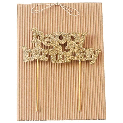 Happy Birthday Candle Holder Cake Topper