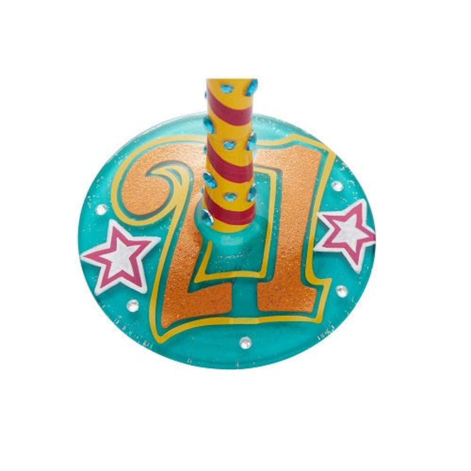 Lolita "Happy 21st Birthday" Wine Glass