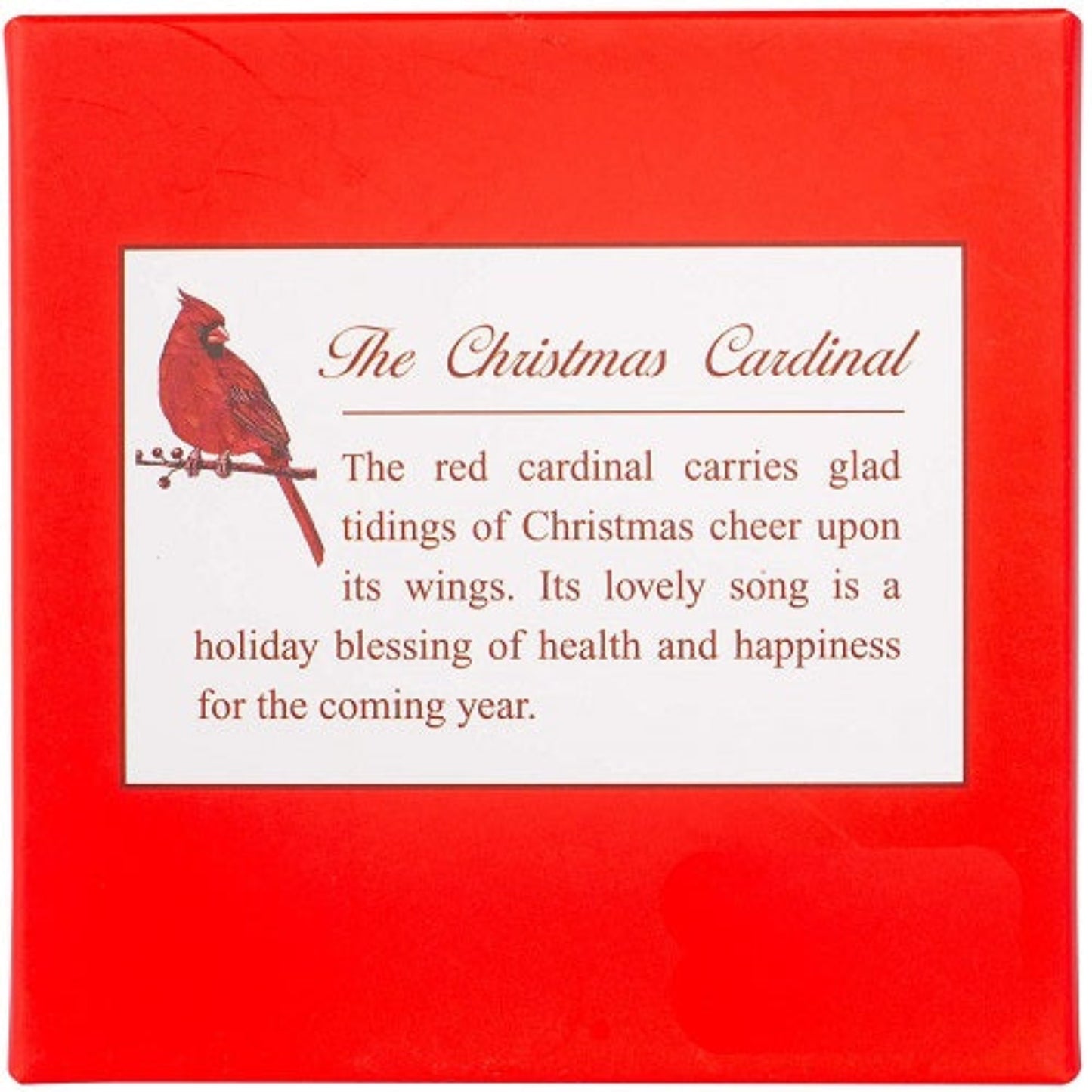 Holiday Cardinal Brilliant Red Ornament