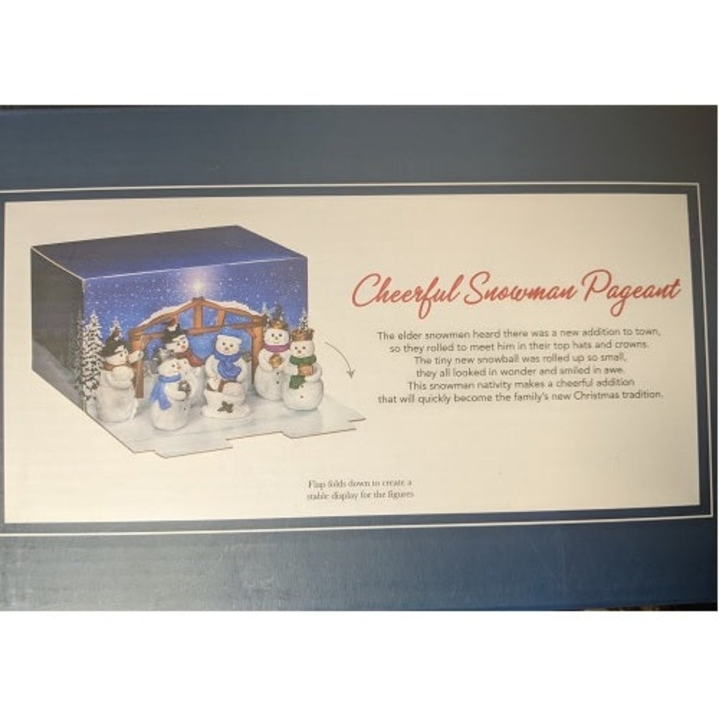 Snowman Nativity Scene, Christmas Pageant by Roman