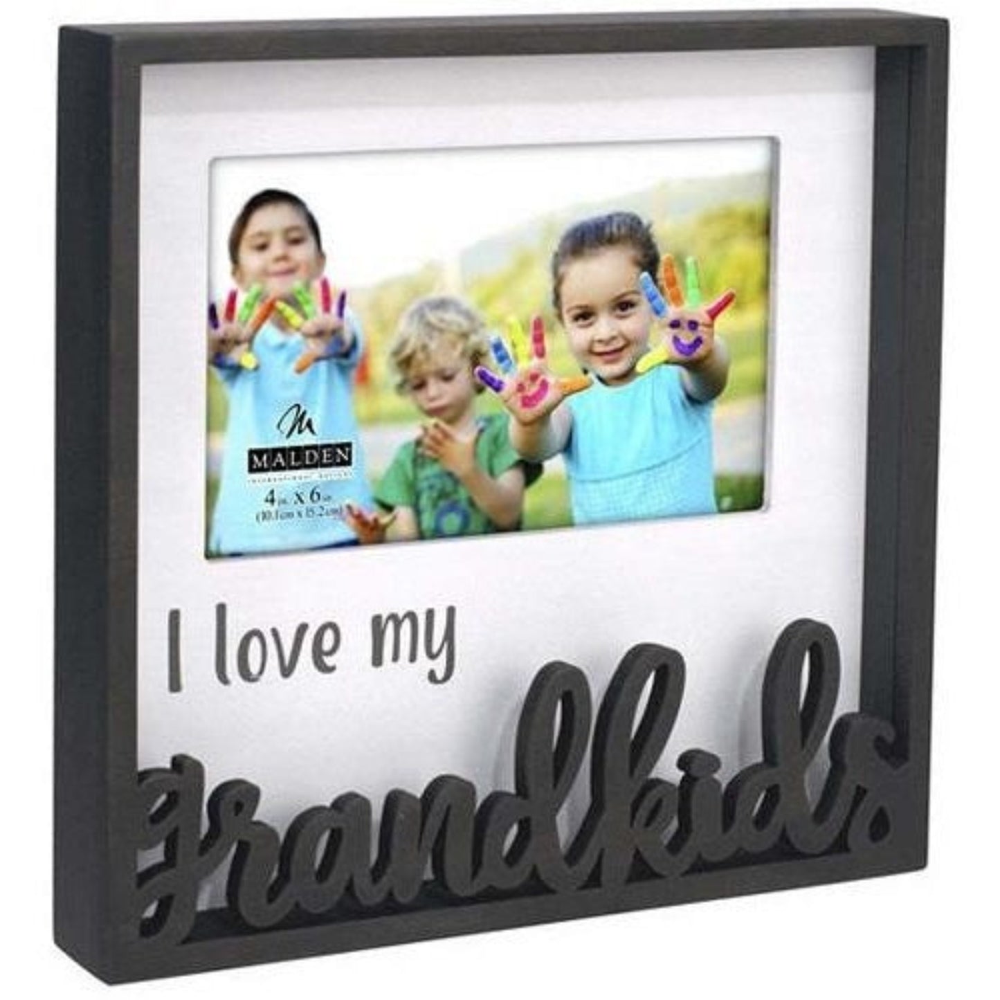 Malden I Love My Grandkids Laser Cut Shadowbox Photo Frame