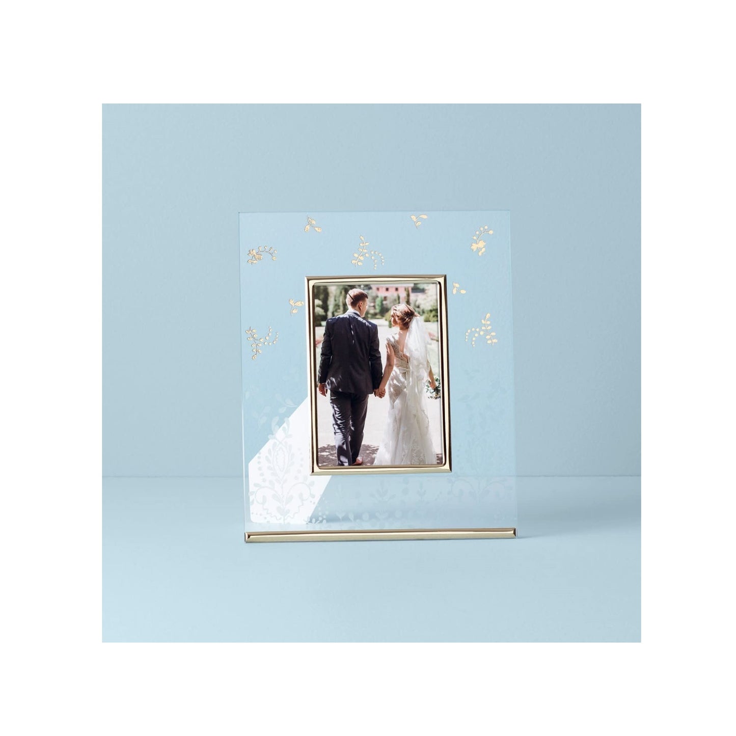 Opal Innocence Flourish Glass Picture Frame by Lenox