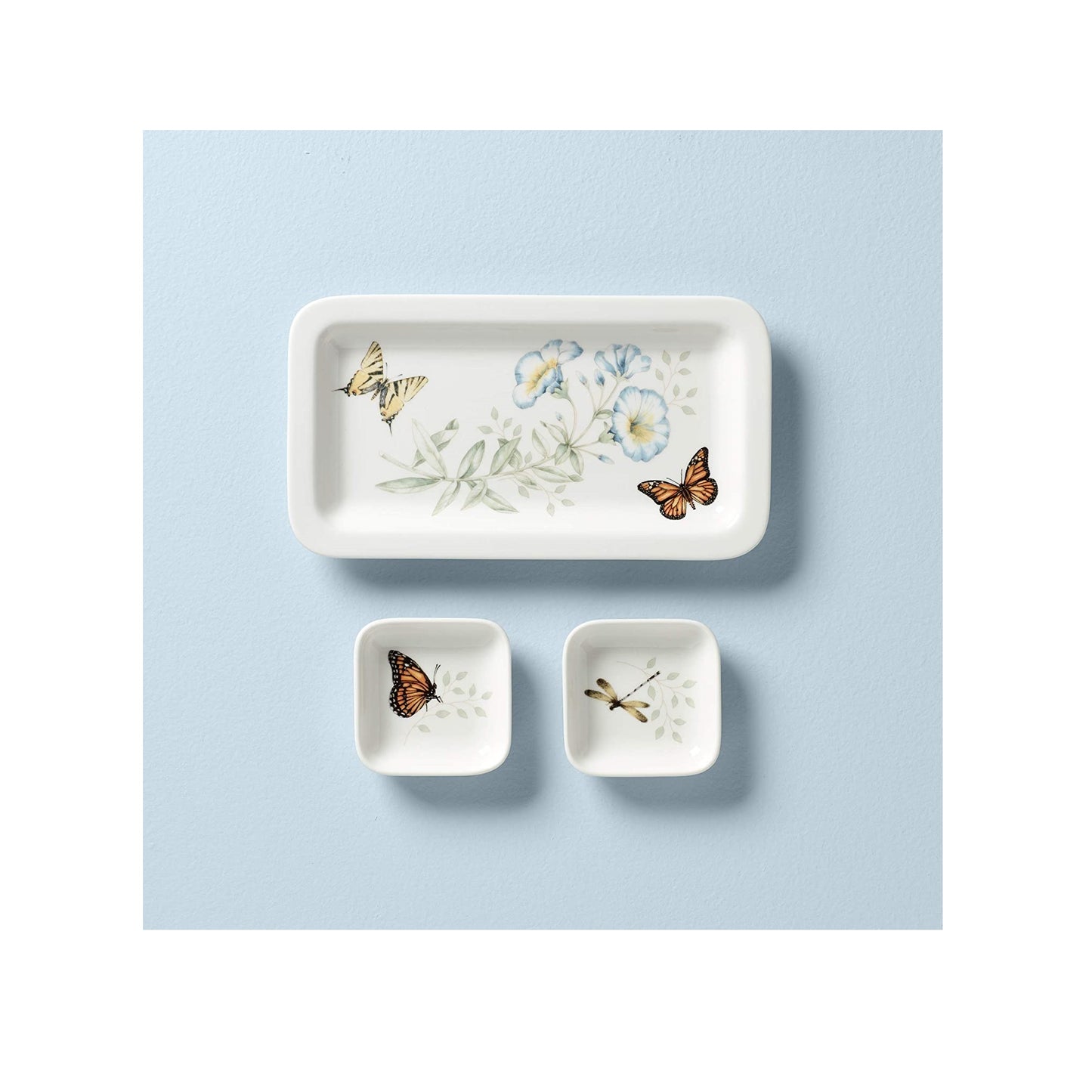 Butterfly Meadow Sushi Plate & Bowls by Lenox