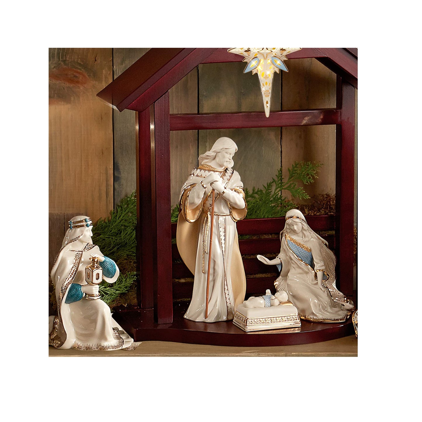 First Blessing Nativity 3-piece Holy Family Figurine Set by Lenox