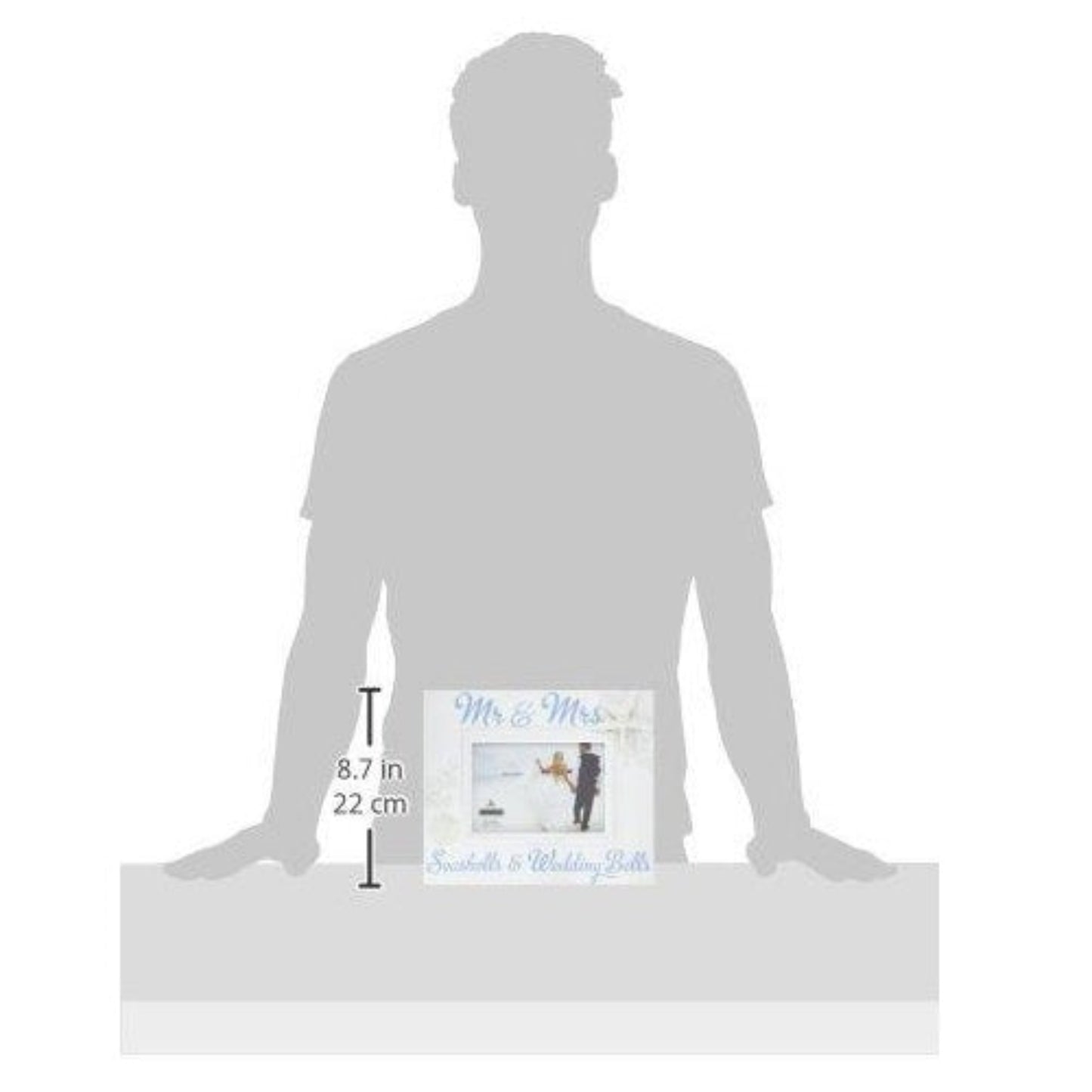 Malden Mr. & Mrs. Seashells Wedding Picture Frame