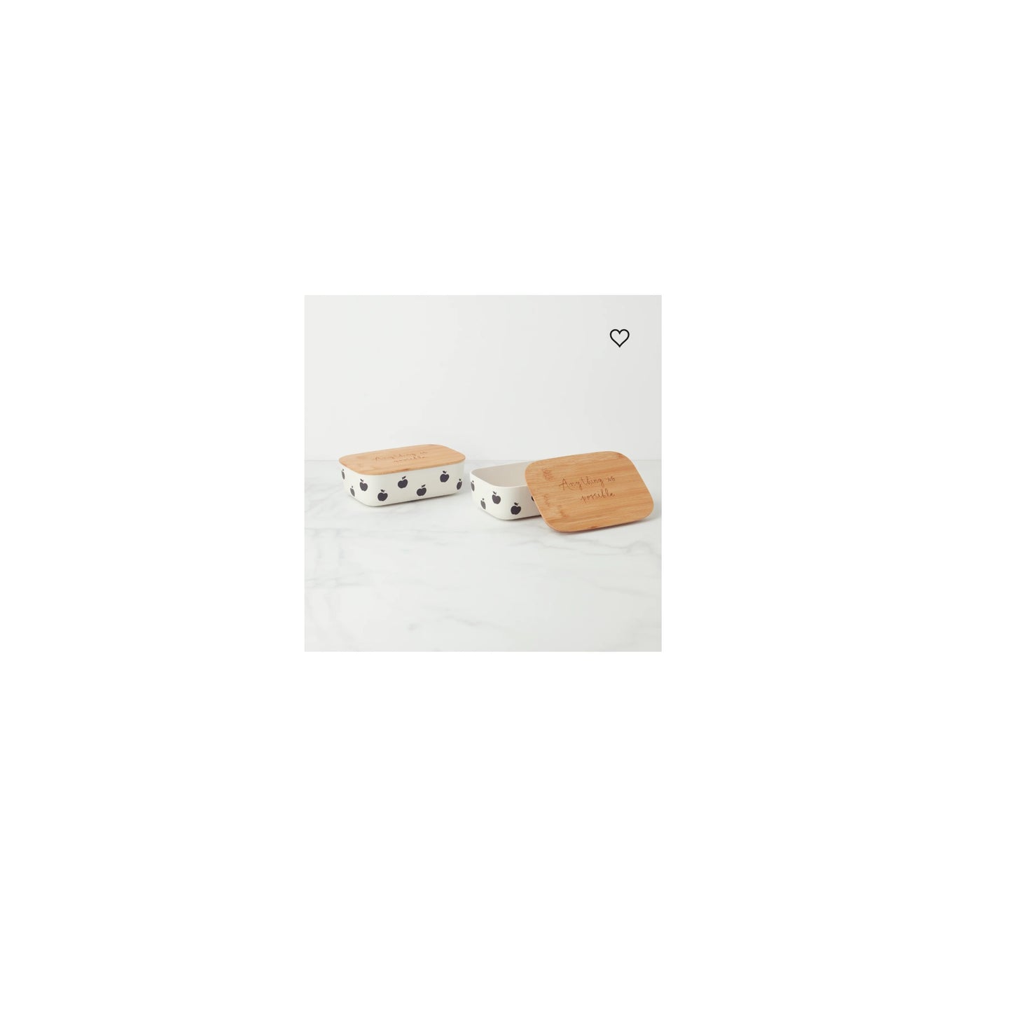 Kate Spade New York Apple Toss Lunch Set Containers with Lid By Lenox