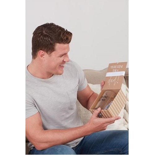 Mud Pie Dad Beer Baby Announcement Gift Set