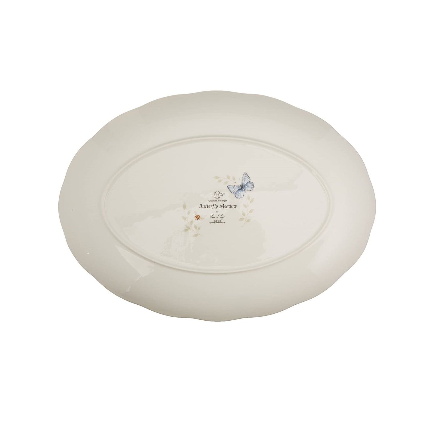 Butterfly Meadow 16" Large Oval Platter by Lenox