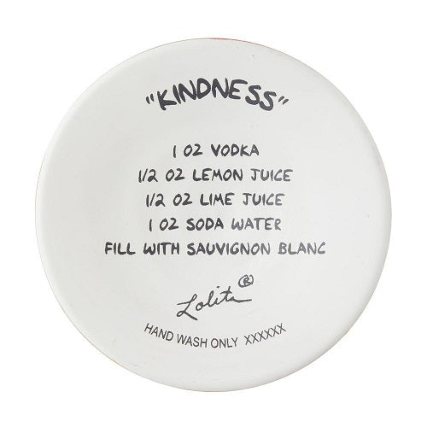 Lolita "Kindness" Wine Glass
