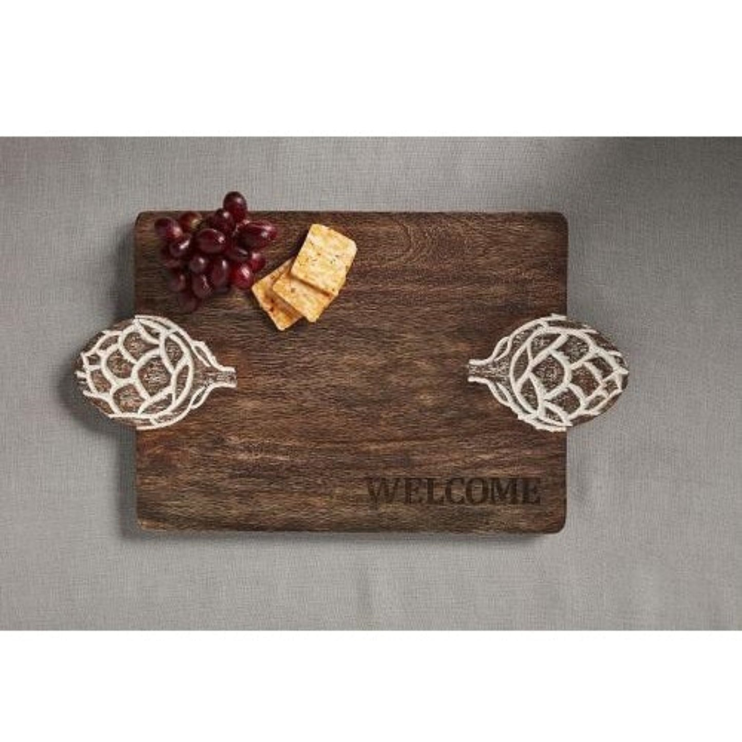Mud Pie Wood Artichoke Serving Board
