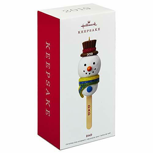 2019 Year Dated Dad Cake Pop Snowman