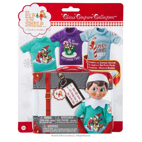 The Elf on the Shelf Claus Couture Sweet Tees Multi-pack Set