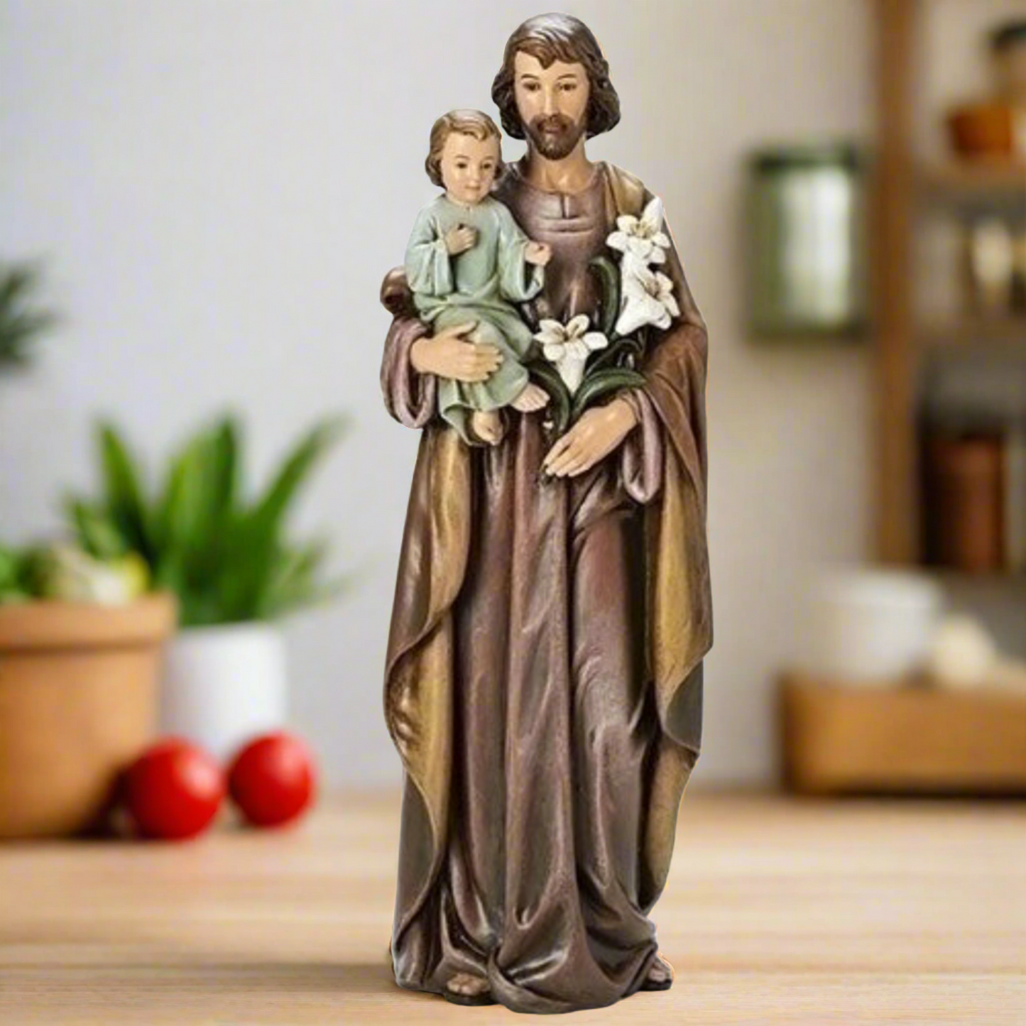 Roman Inc. 18" St. Joseph Figure with Baby Jesus