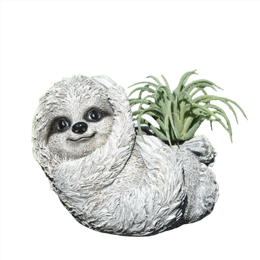 Roman Mini 4.75"H Pudgy Sloth Garden Planter