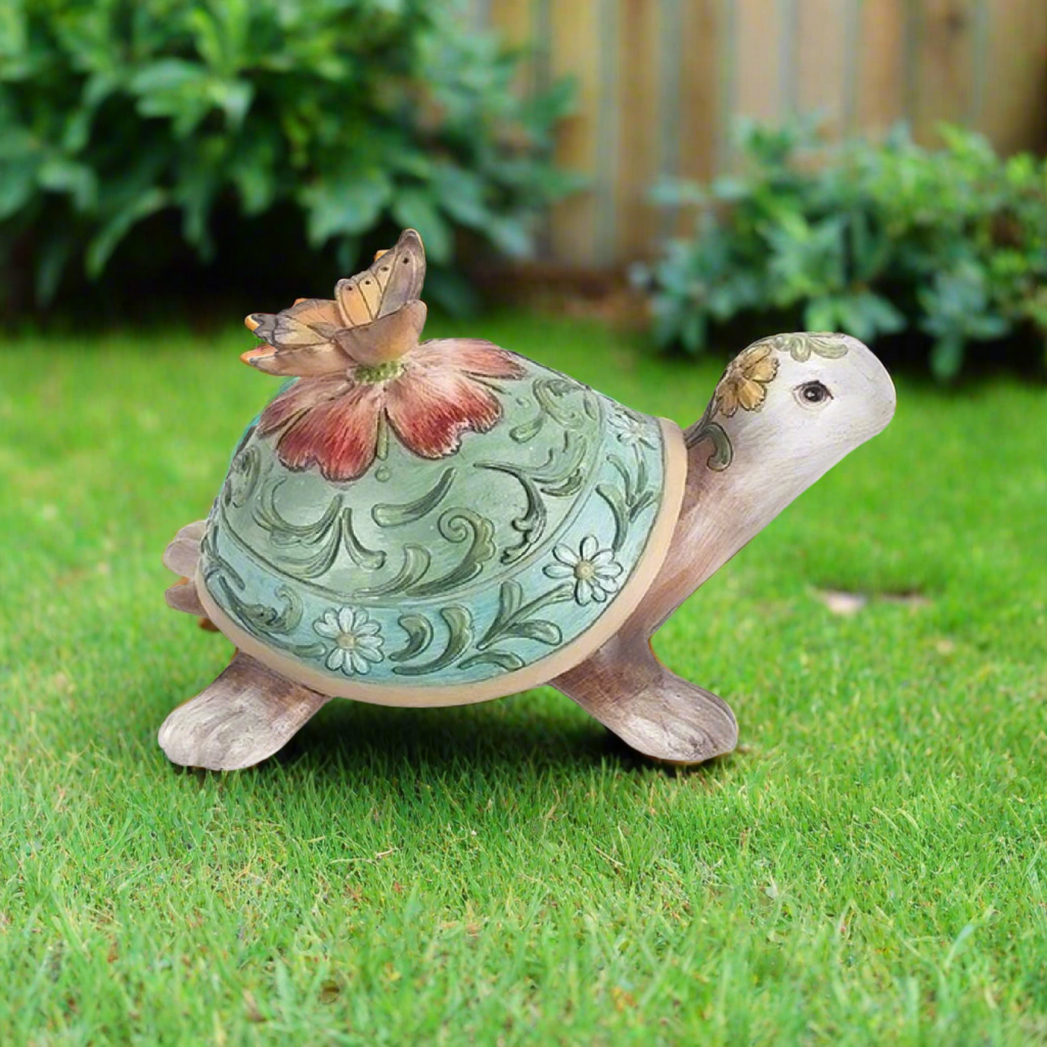 Roman 4"H Colorful Critters Turtle Figure