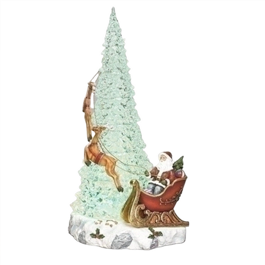 Roman LED Christmas Tree with Santa and Deer