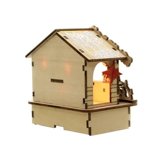 Holiday Wood Shops Figure 4.5" LED by Roman