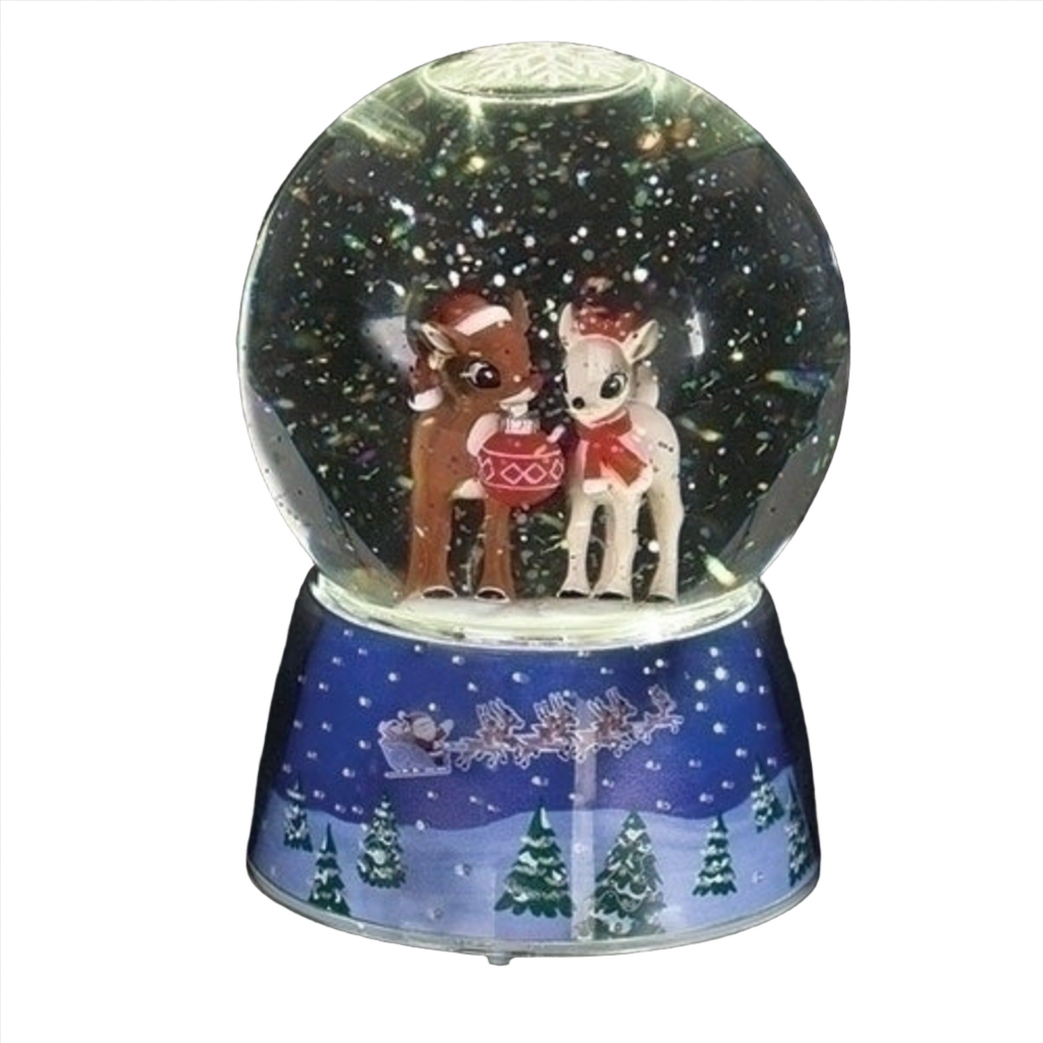 Roman Rudolph Musical LED Swirl Waterglobe