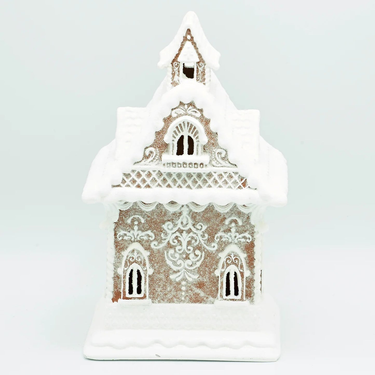 Roman Lighted Gingerbread House