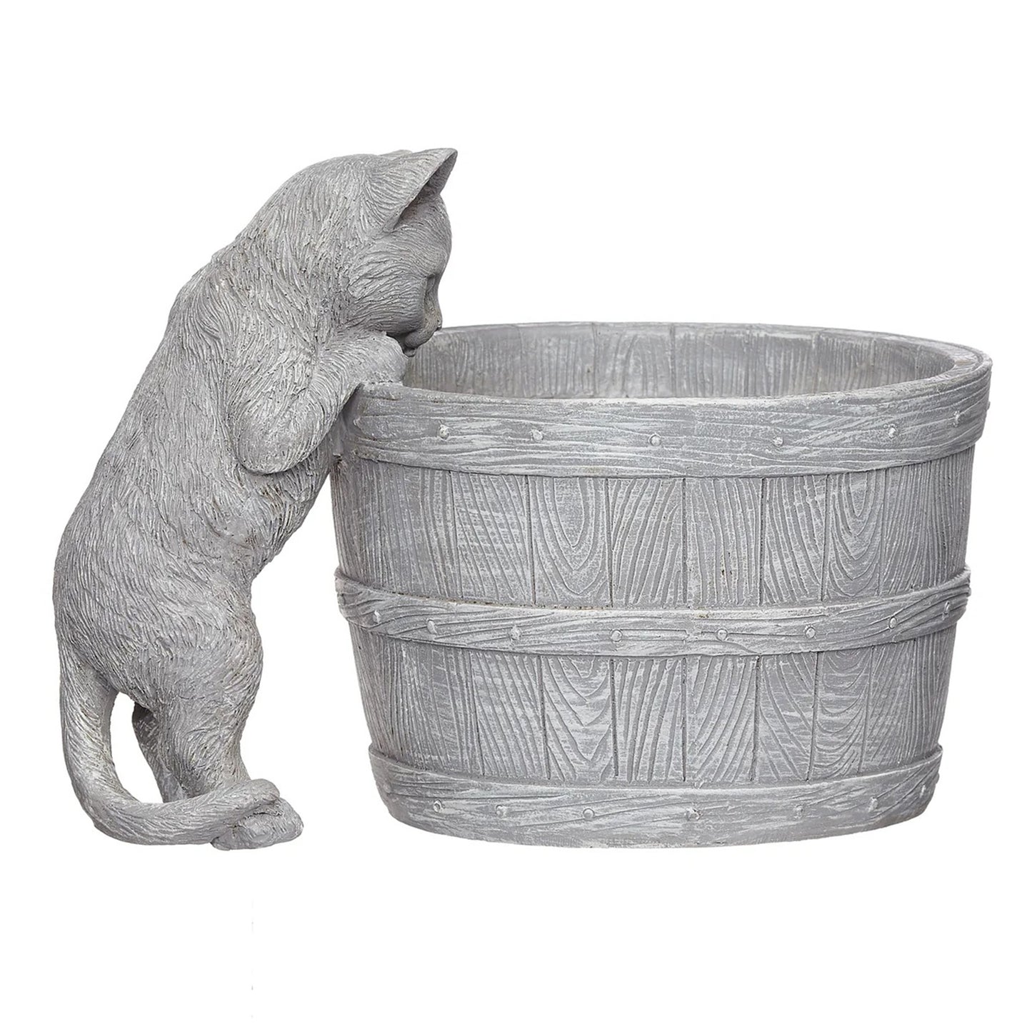 Roman Kitten Bucket Planter