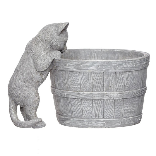 Roman Kitten Bucket Planter