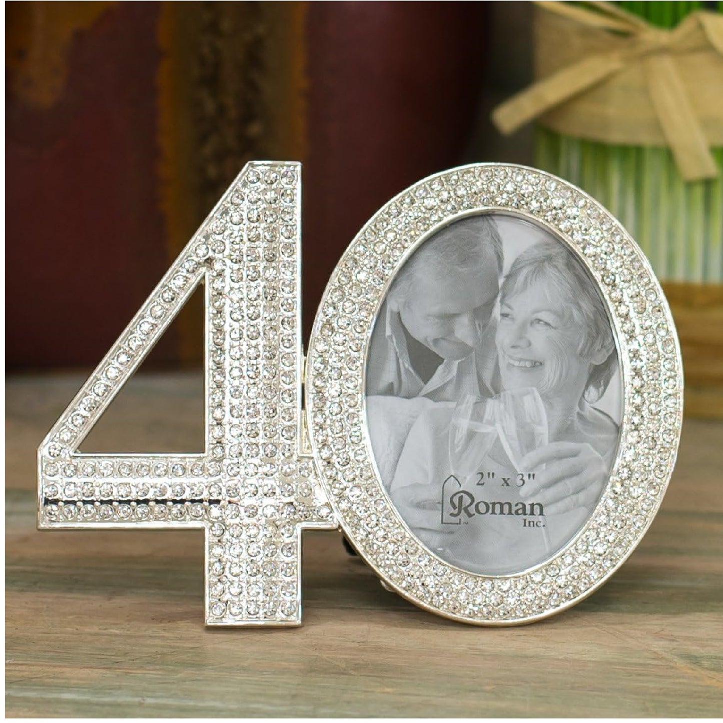 40th Anniversary Rhinestone Frame Caroline Collection