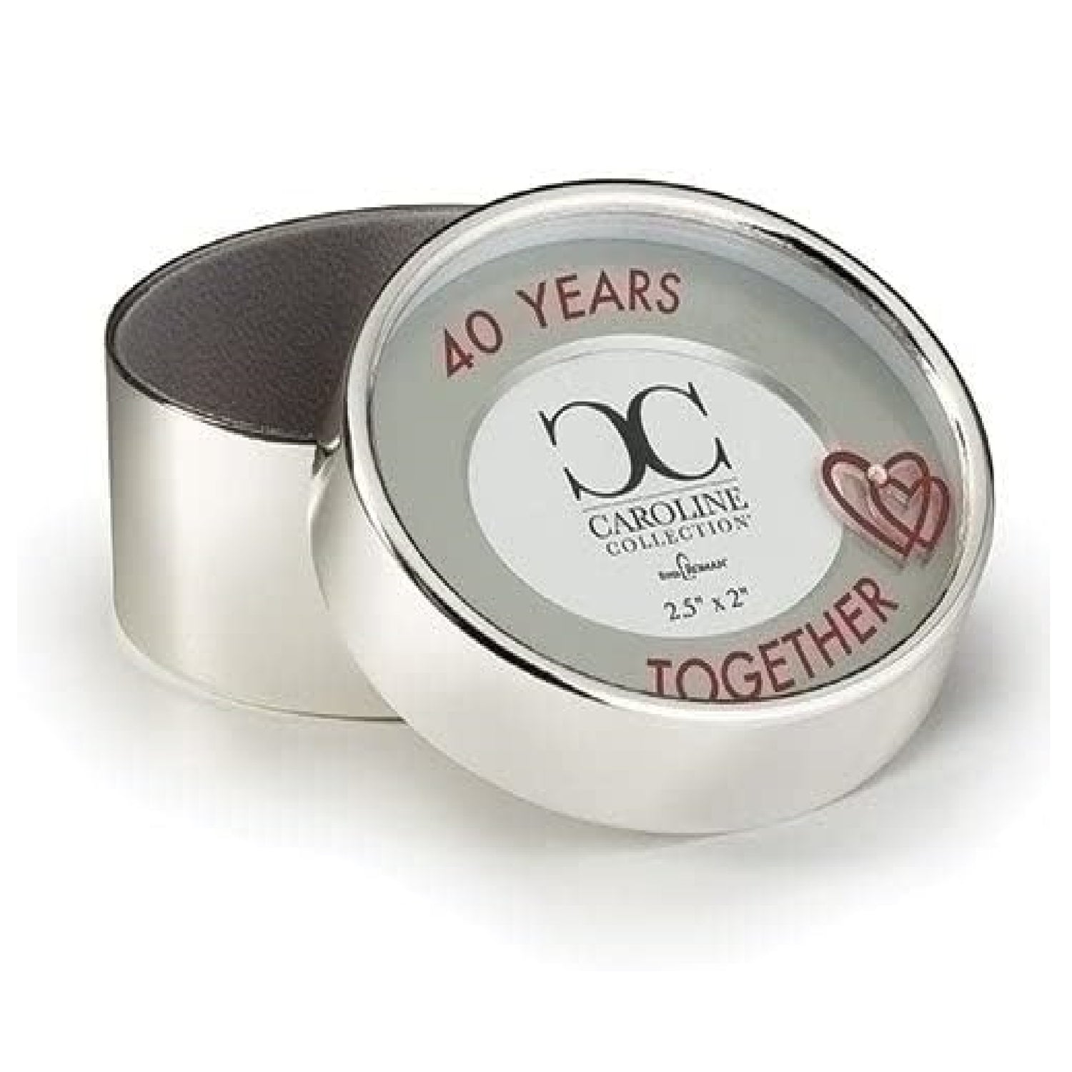 40 Years Together Photo Keepsake Box Caroline Collection