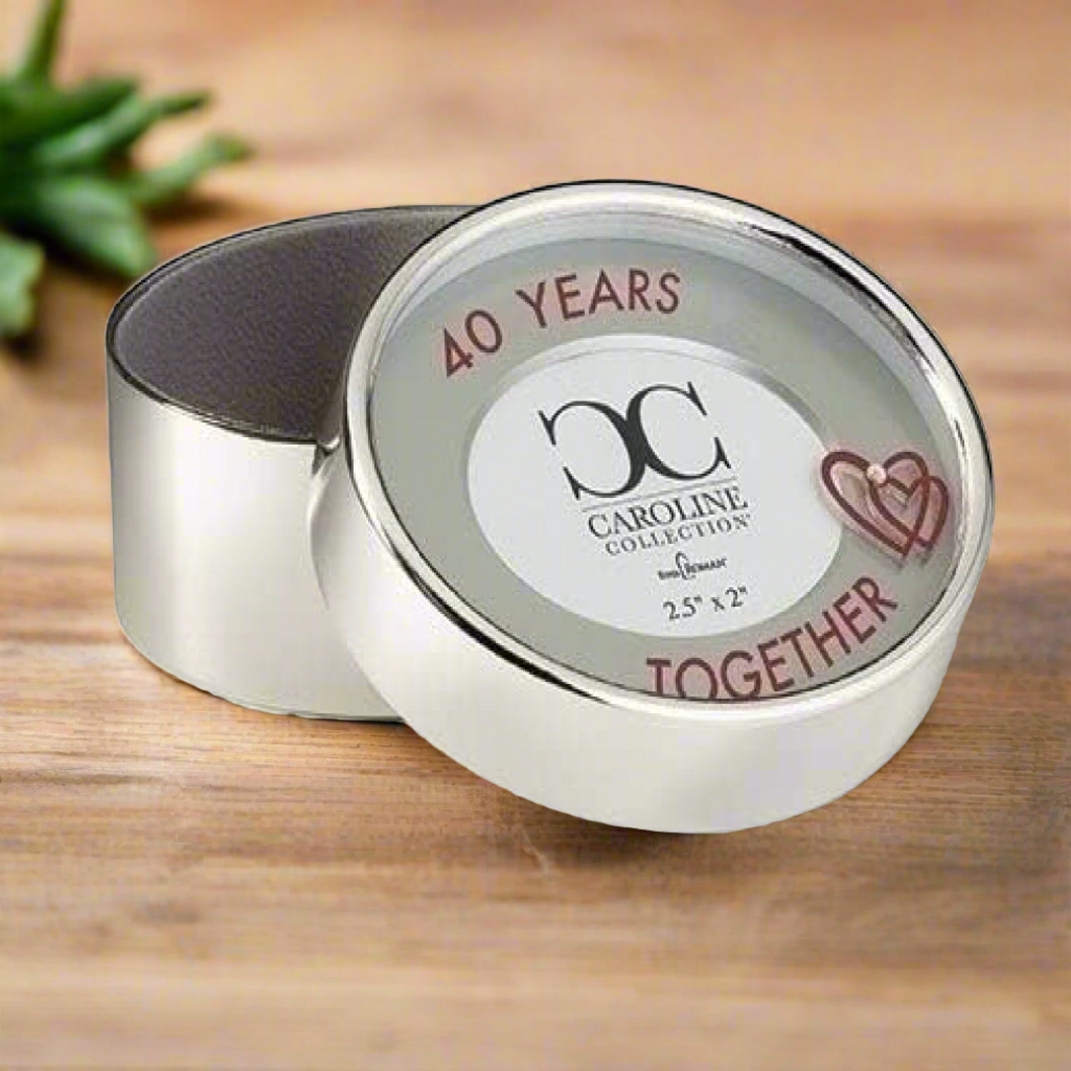 40 Years Together Photo Keepsake Box Caroline Collection