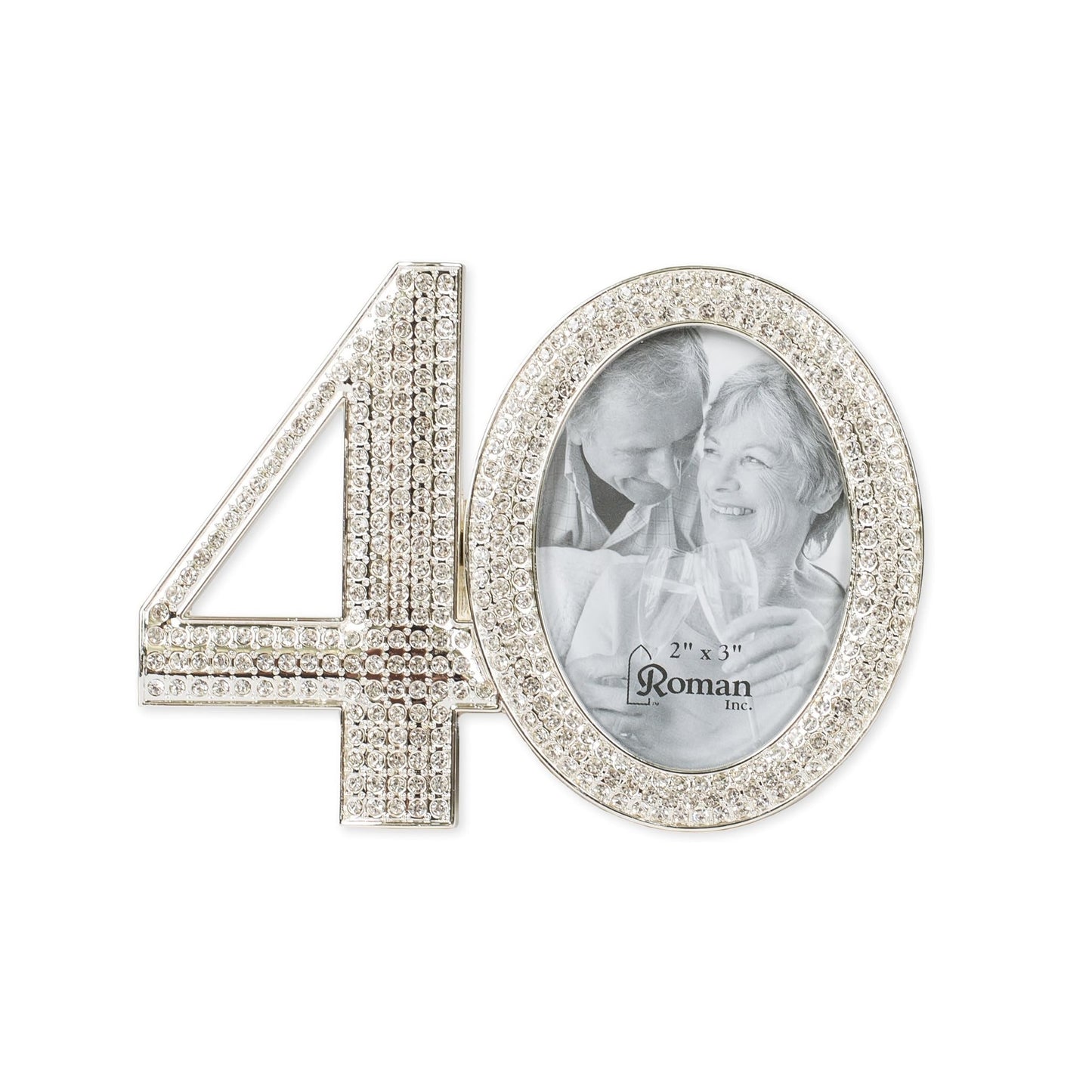 40th Anniversary Rhinestone Frame Caroline Collection