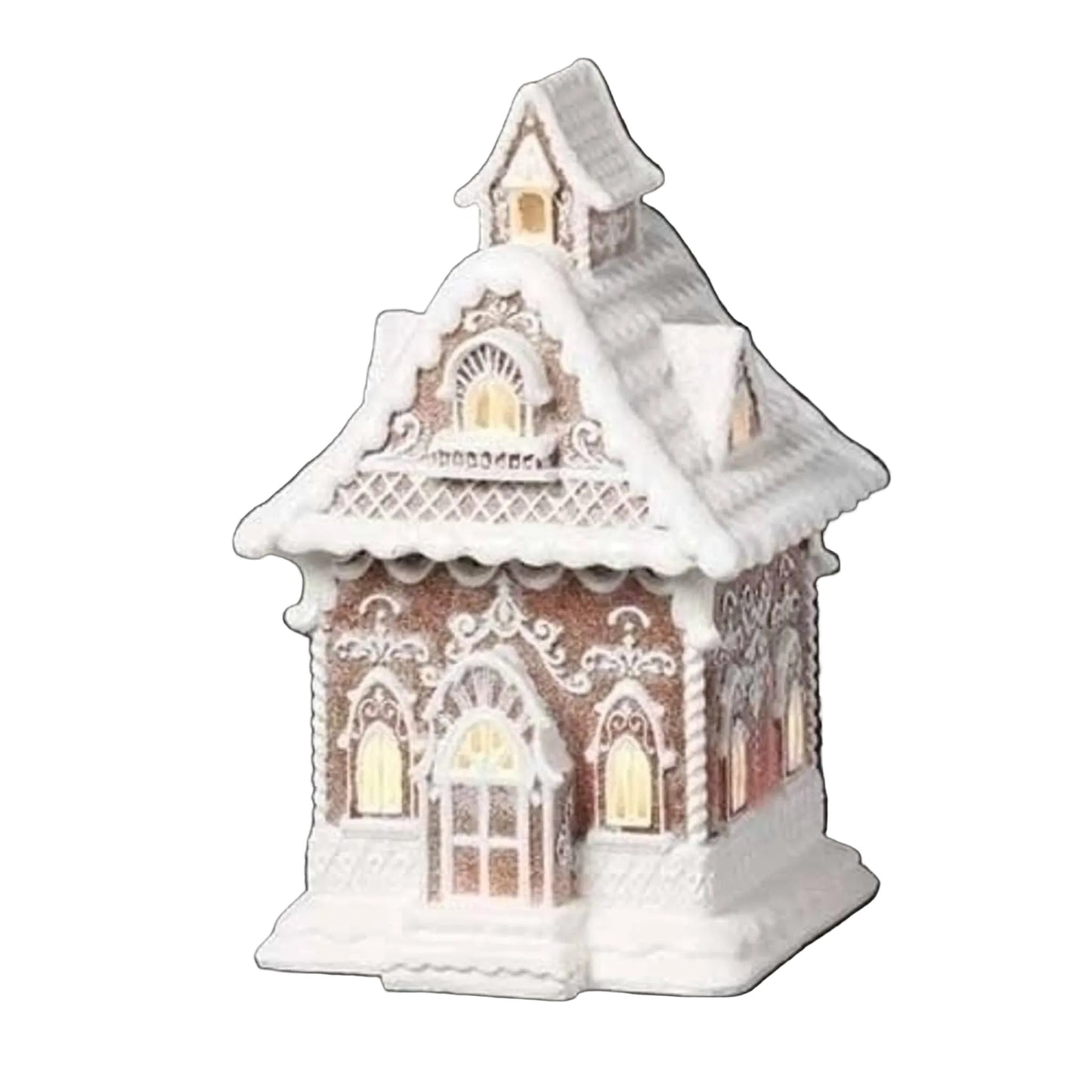 Roman Lighted Gingerbread House