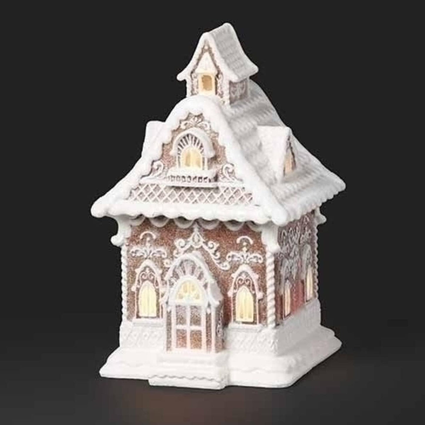 Roman Lighted Gingerbread House