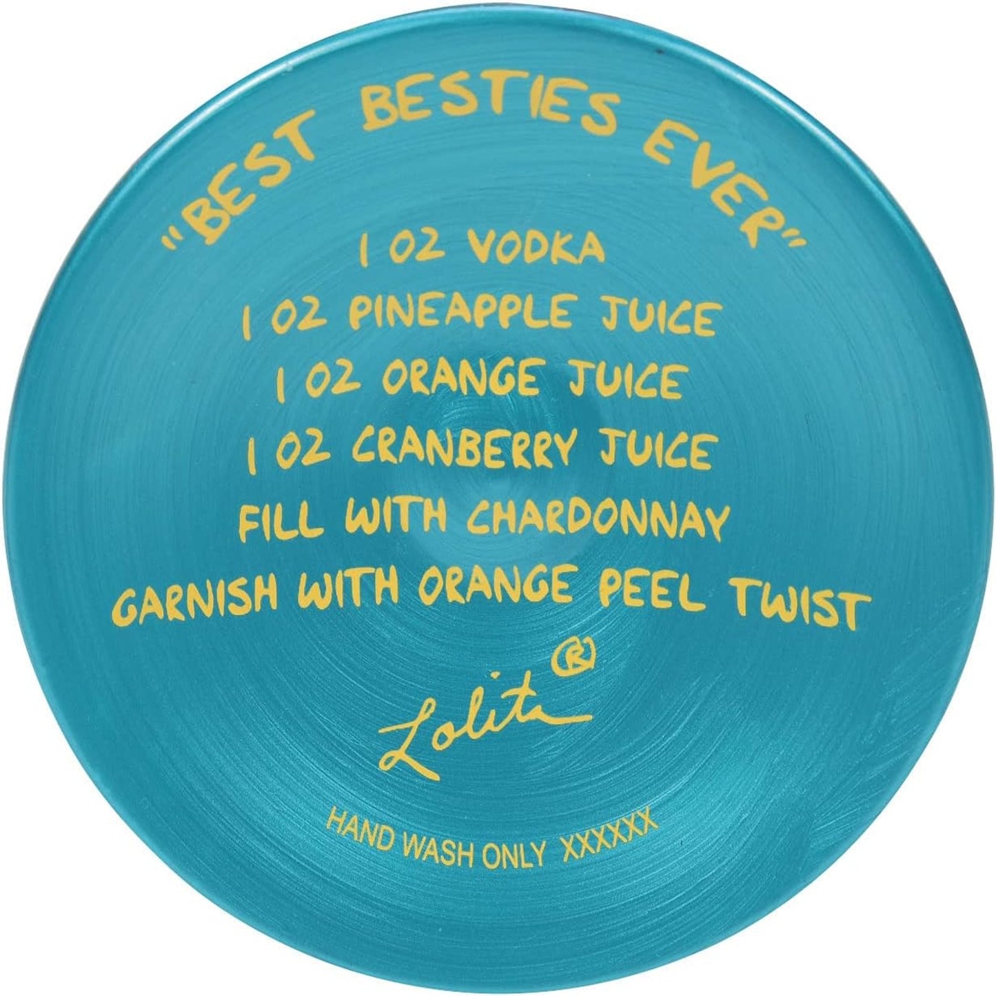 Verre à vin Lolita "Meilleurs amis pour toujours"