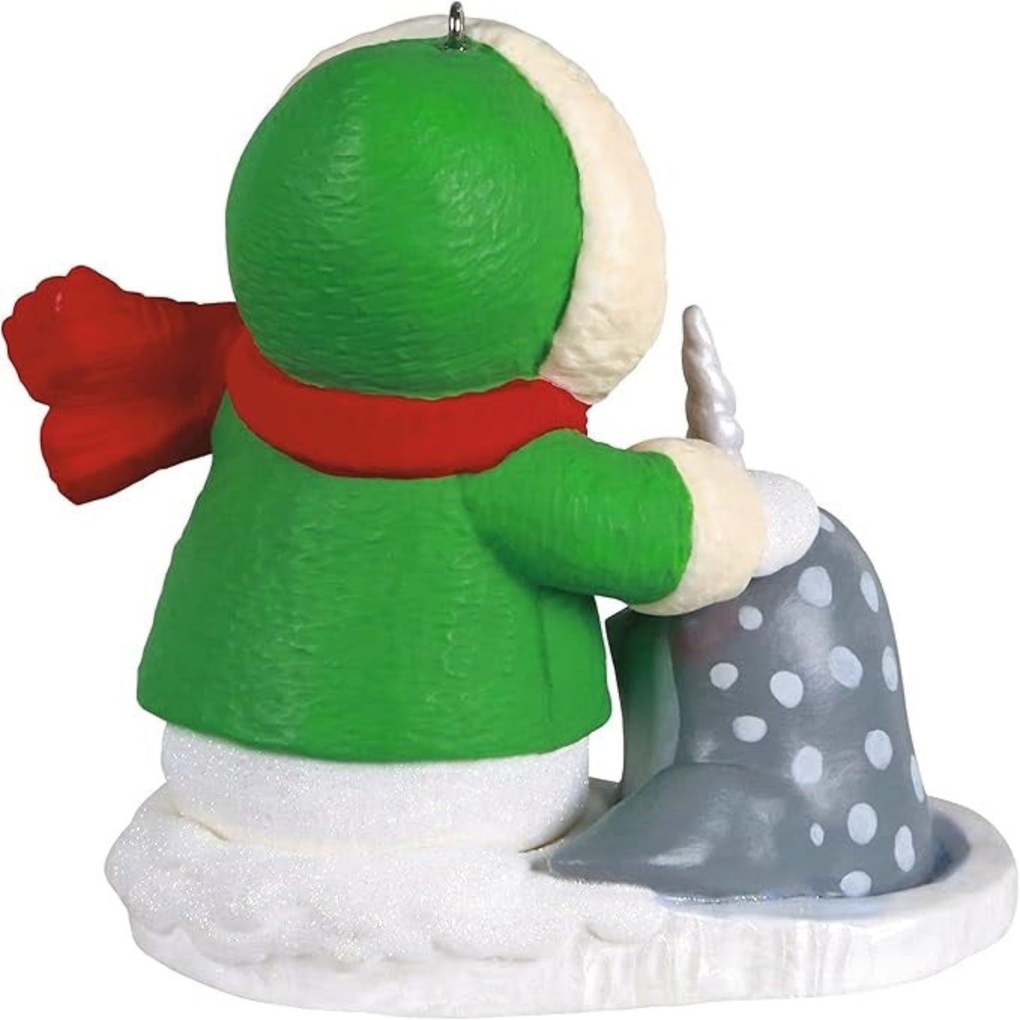 Hallmark Keepsake Ornament 2022 Snow Buddies Snowman and Narwhal