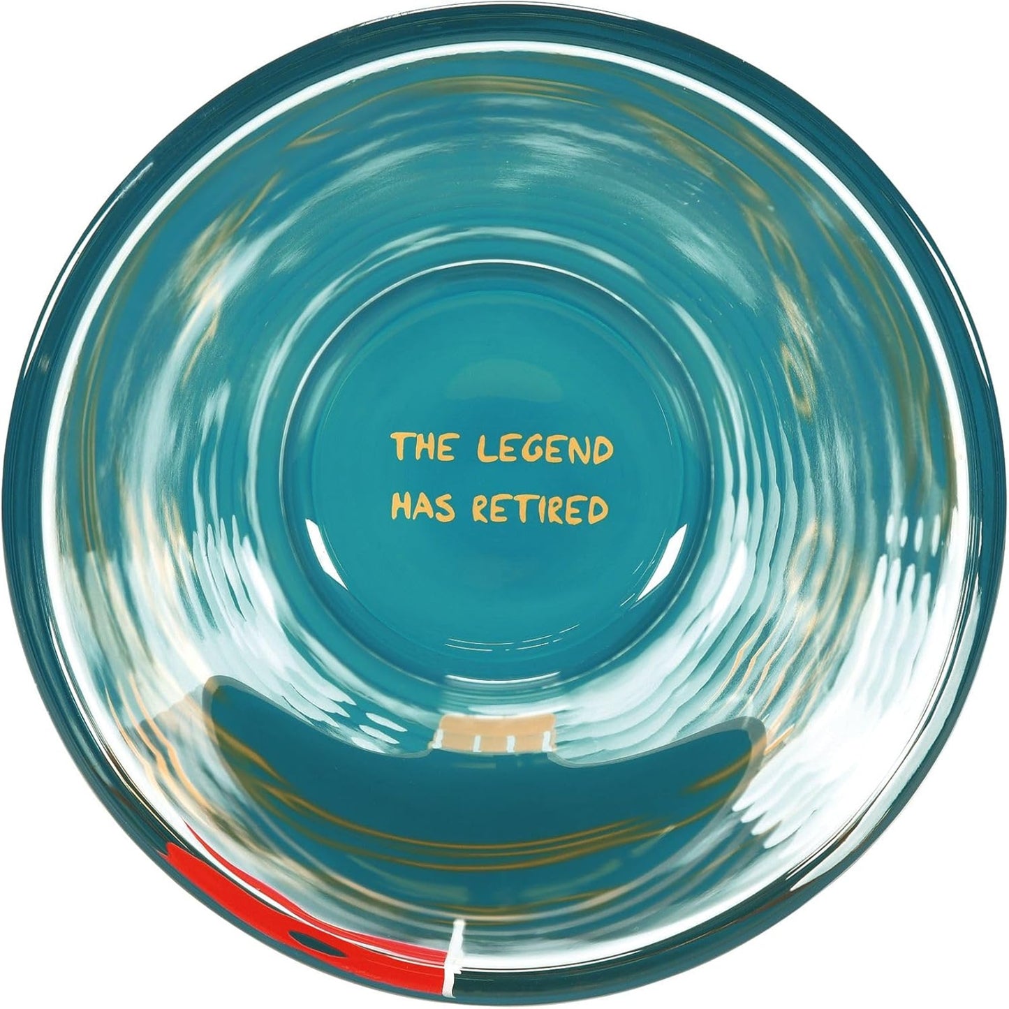 Lolita Happy Retirement Hand-Painted Artisan Beer Pint Glass