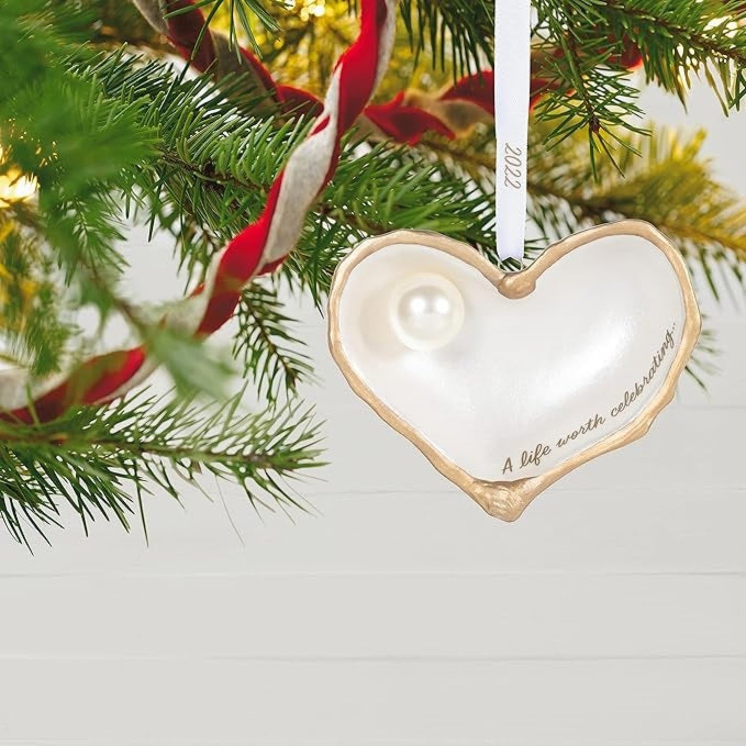 Hallmark Keepsake Christmas Ornament 2022, A Life Worth Celebrating