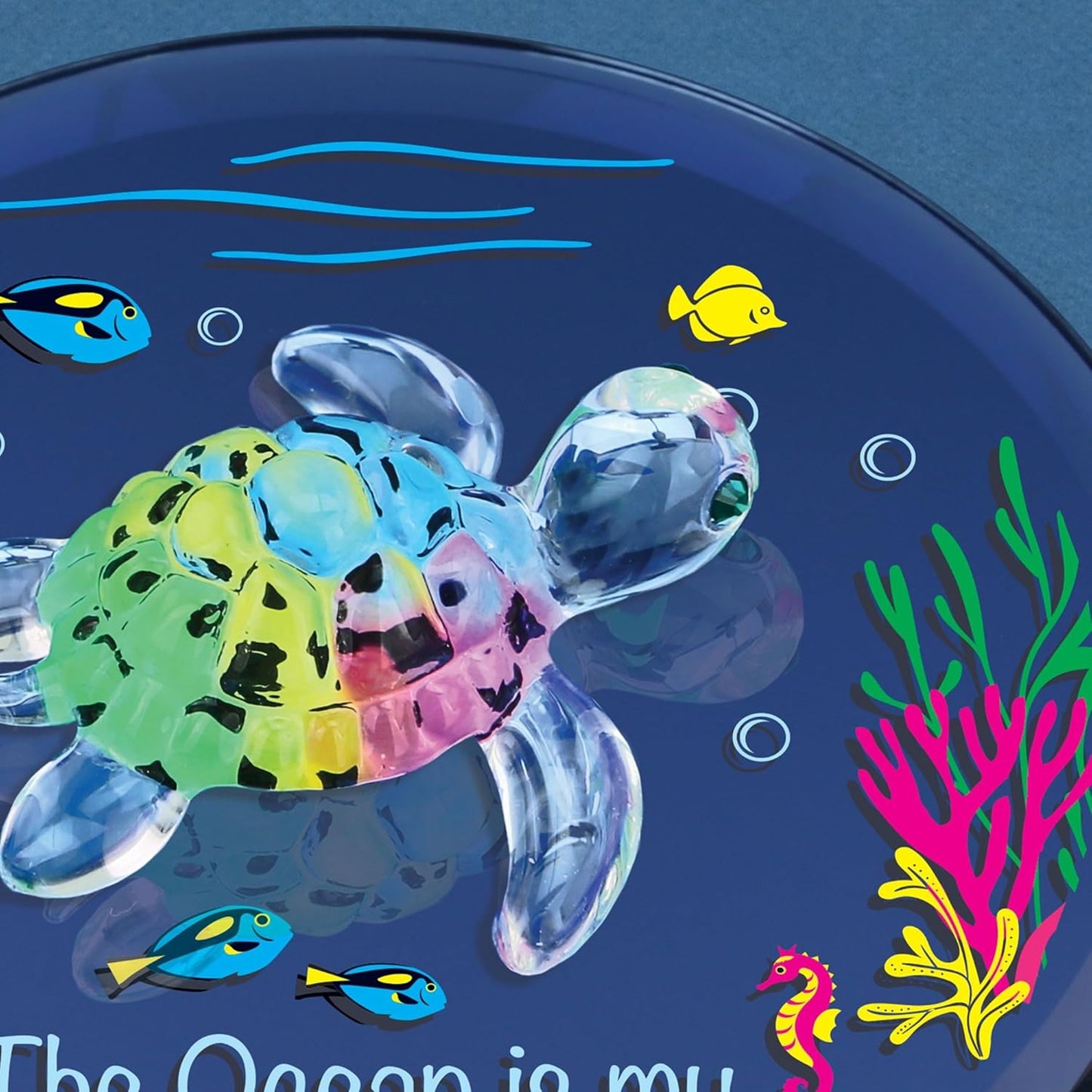 Glass Baron Sea Turtle "Happy Place" - Ria's Gift Shop